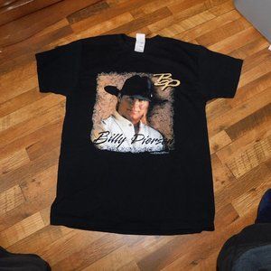 Late Billy Pierson Vintage Tee shirt, black Med, Cotton